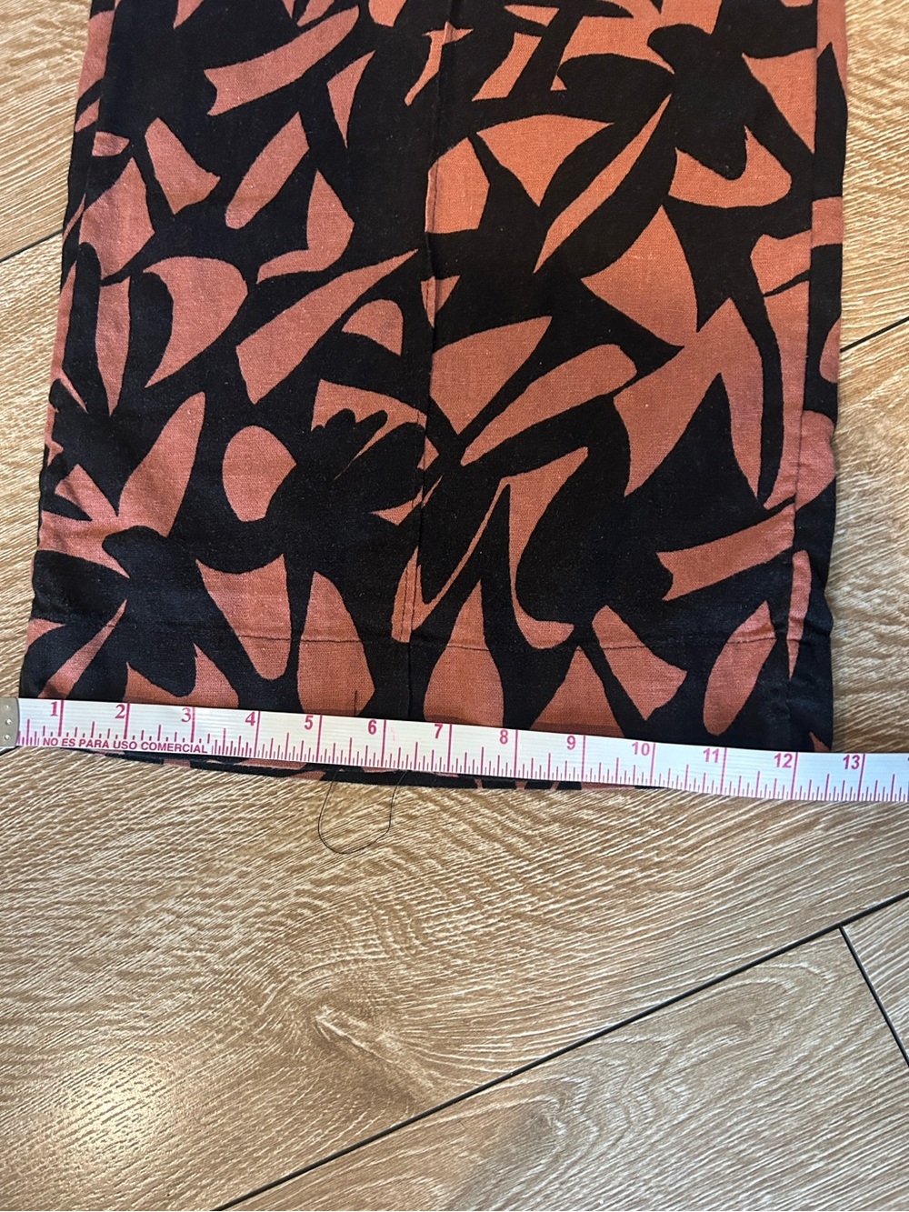 a new day Black and Rust Abstract Wide Leg Pants - Picture 12 of 14